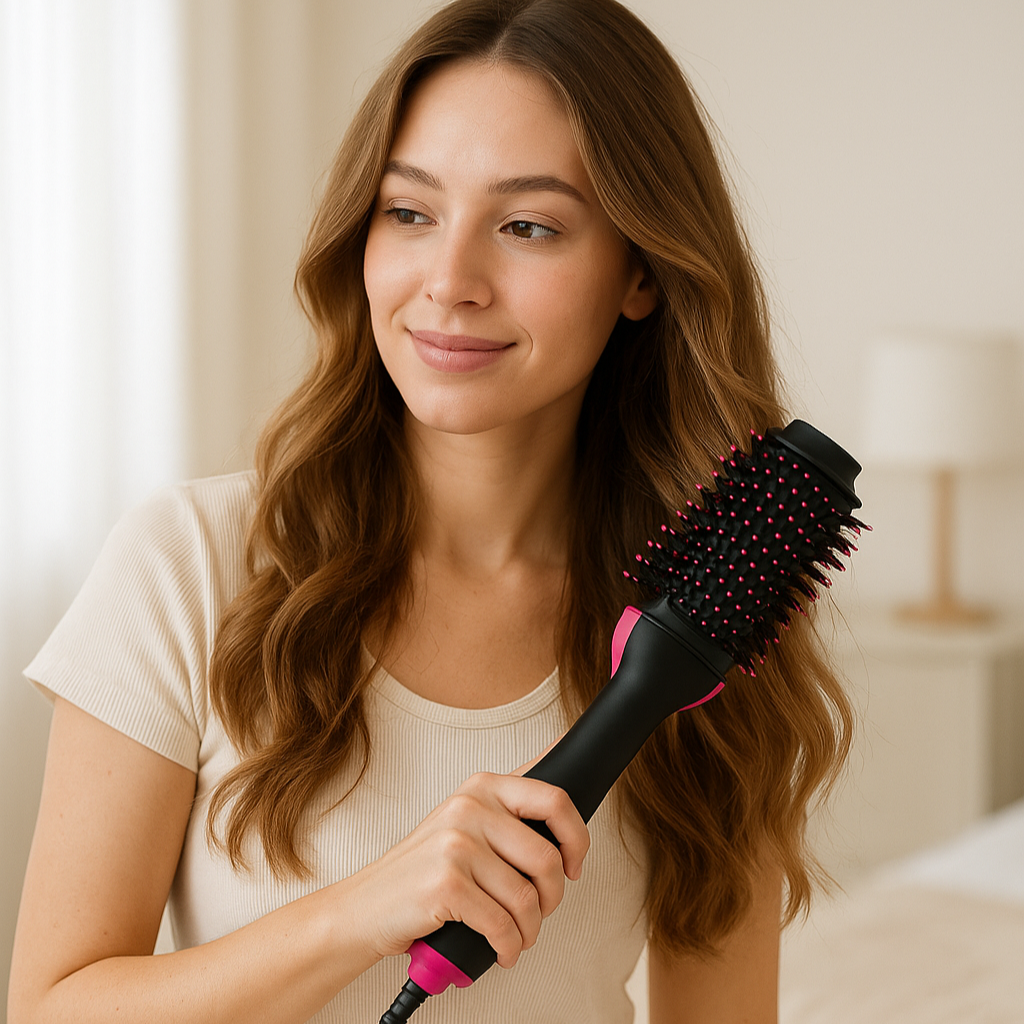 Cepillo secador y voluminizador Rosa